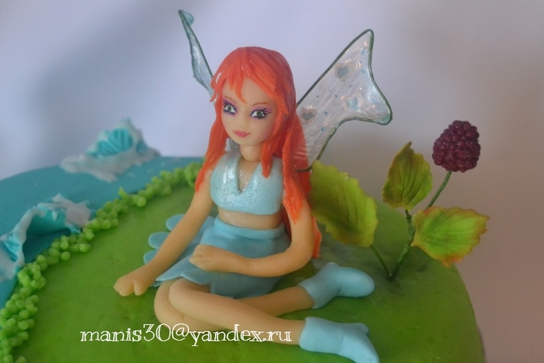 торт с феечкой