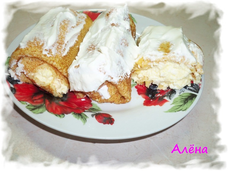 Налисники из дрожжевых блинов.