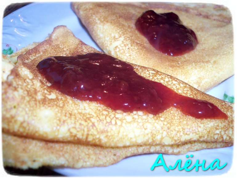 Банановые блины.