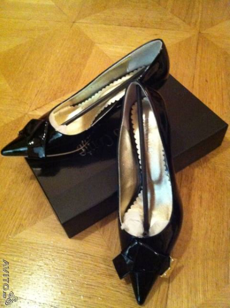 Новые кожаные туфли черные лаковые Paolo Conte 37 размер