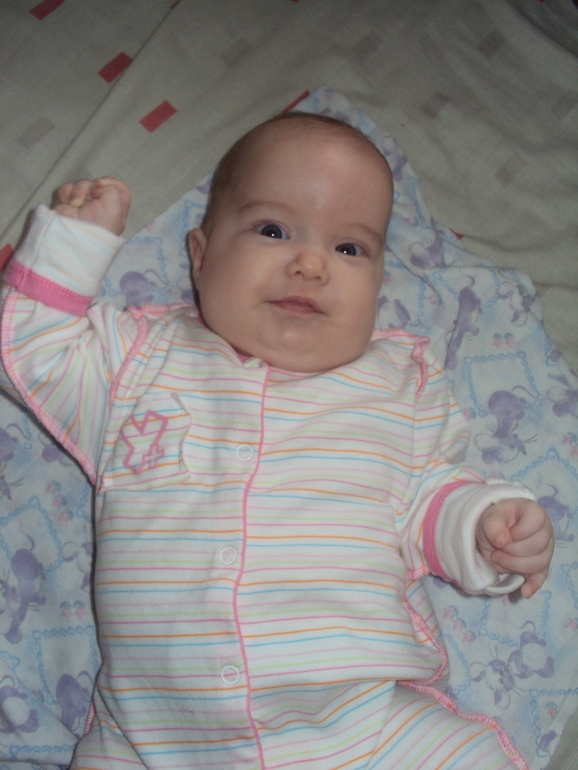 Нашей Плюшке 4 месяца!!!