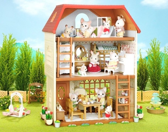 Дом sylvanian families дом с мансардой