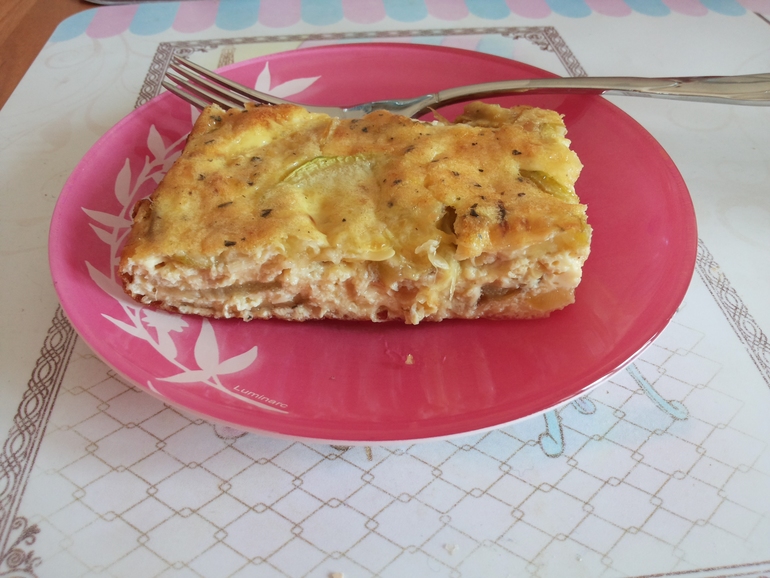 Фриттата с кабачками