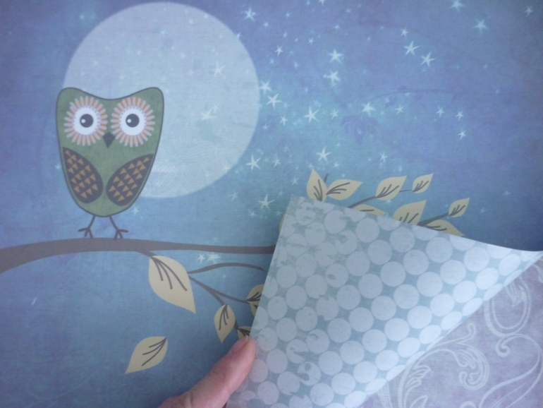 Наборы бумаги с совами