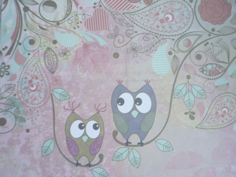 Наборы бумаги с совами