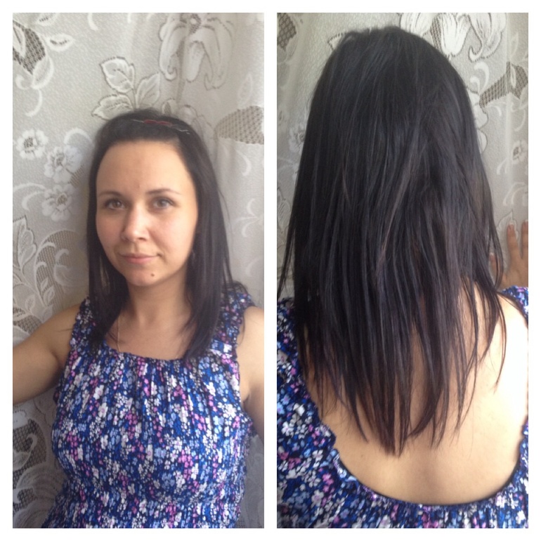 Нарастила волосы.