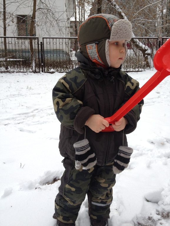 Первый снег)))