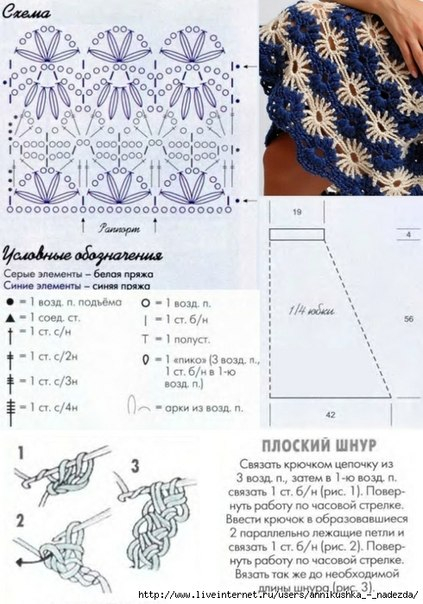 лето наступило- много юбочек со схемами еще для вас)