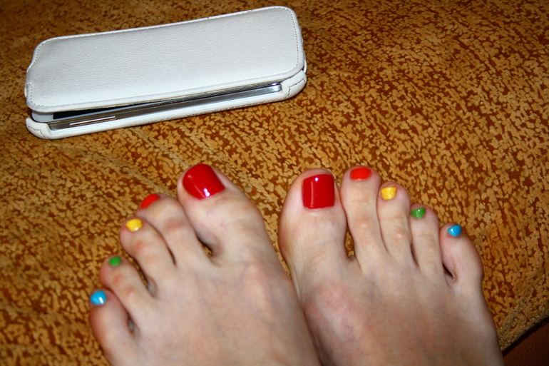 Мой летний педикюрчик)))))