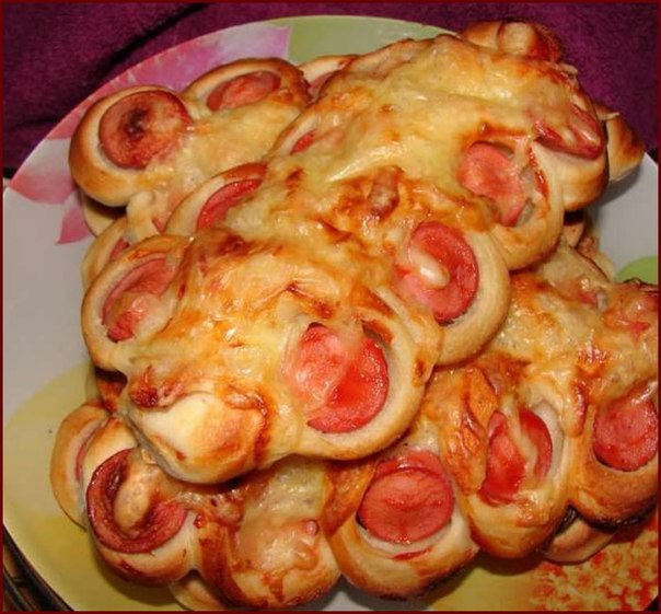 Булочки "Гусенички" для завтрака