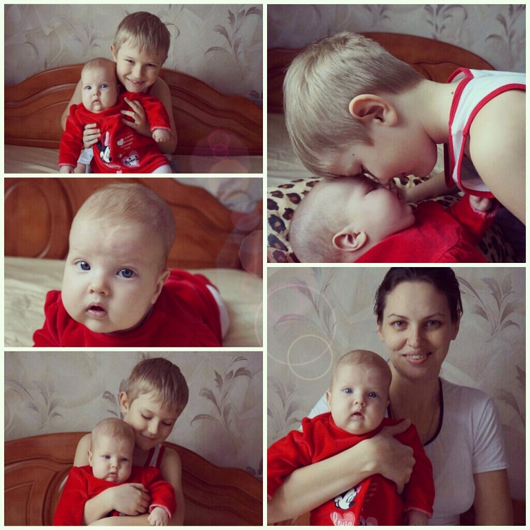 девочка в красном )