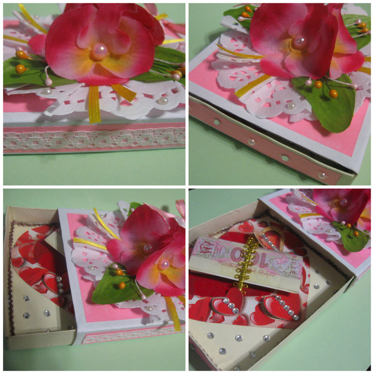 Свадебная коробка для денег