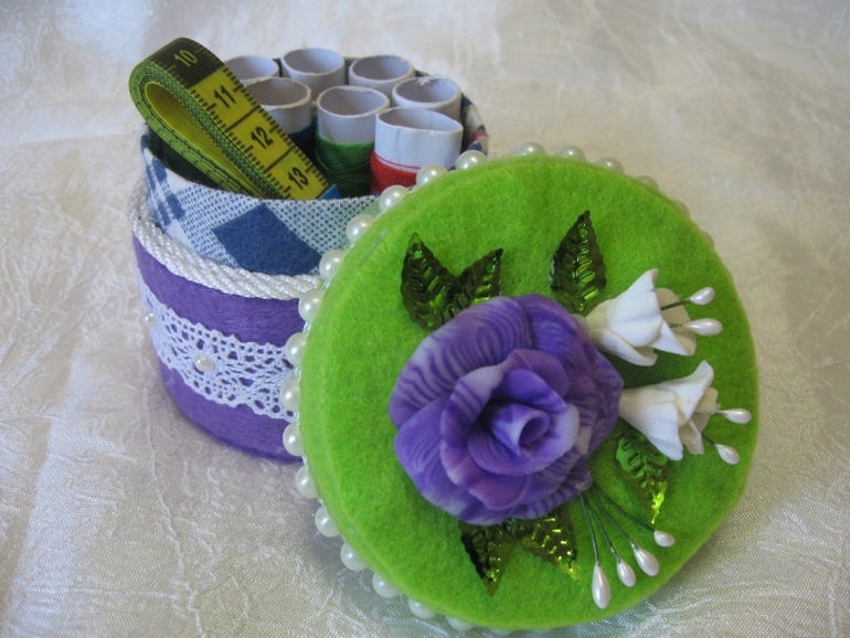 В фиолетово - зеленых тонах