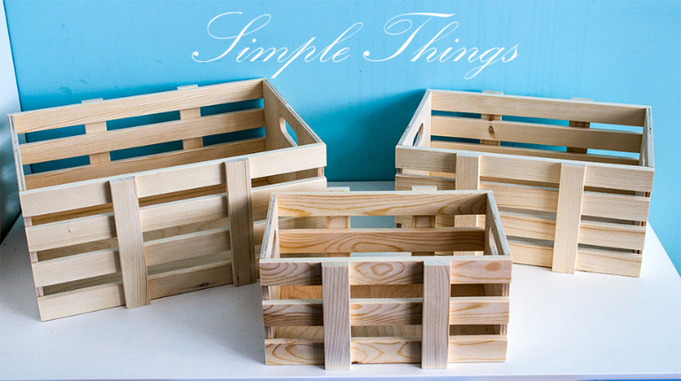 Деревянные ящики. Simple Things