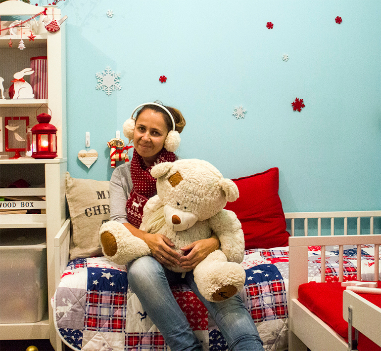 Зима у нас в доме.