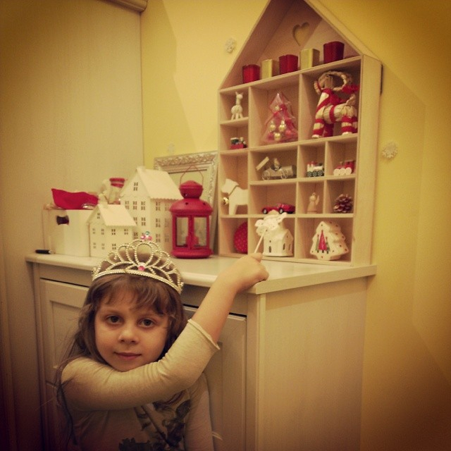 Зима у нас в доме.