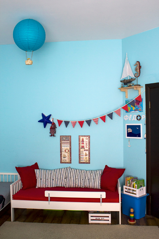 Уголок маленького капитана. Детали