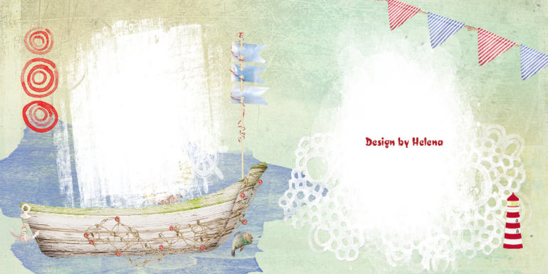 Фотоальбом в морском стиле