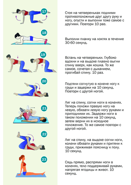 Упражнения для спины