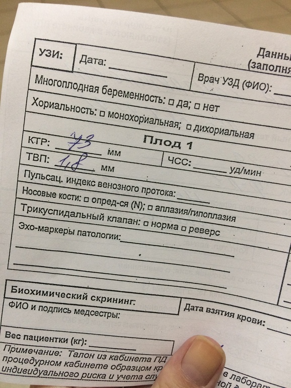 Бланк направление на узи образец