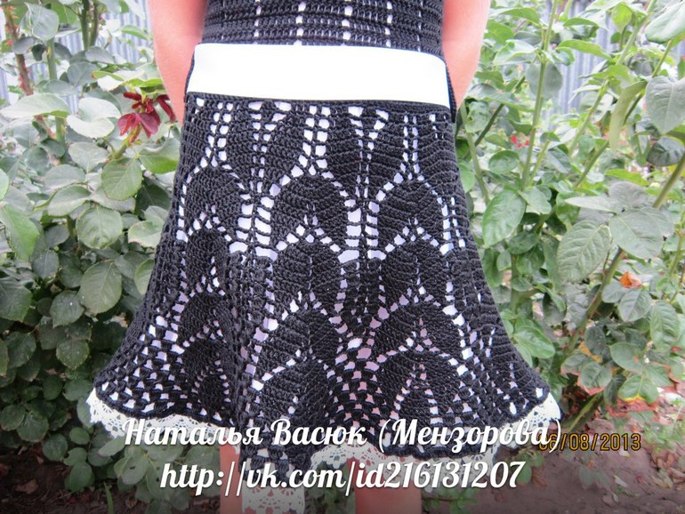 Нежная,ажурная,воздушная юбочка.