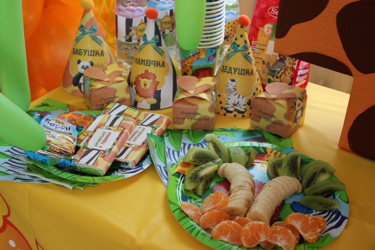 нам исполнилось 4 годика!!!стиль сафари!!!