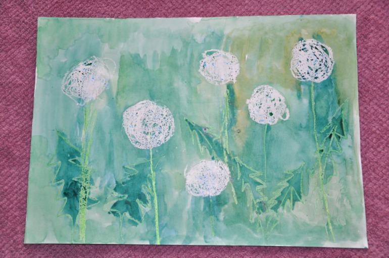 Наши рисунки (из студии) Анюта 3г.