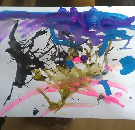 За окном снег, а у нас расцвела японская сакура