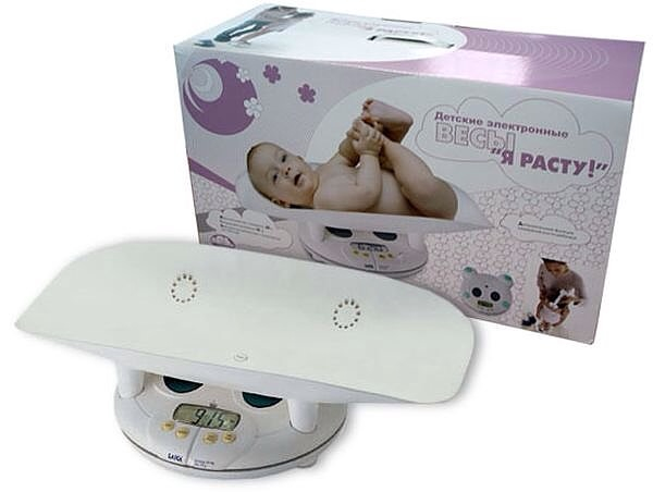 Электронные детские весы