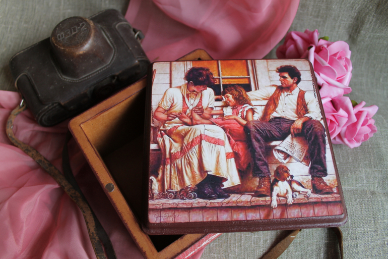 Декупажный конкурс "Мама, папа, я - дружная семья!"