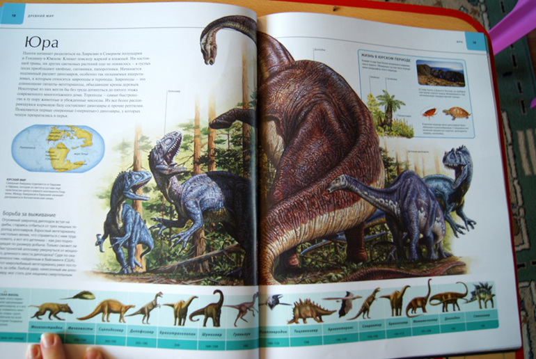 Иллюстрированный атлас Динозавры (Махаон)