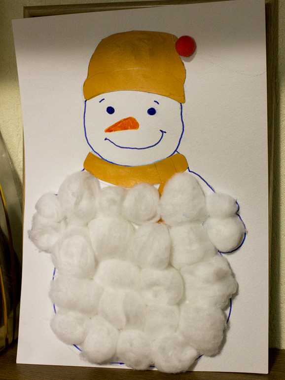 Первый снеговик