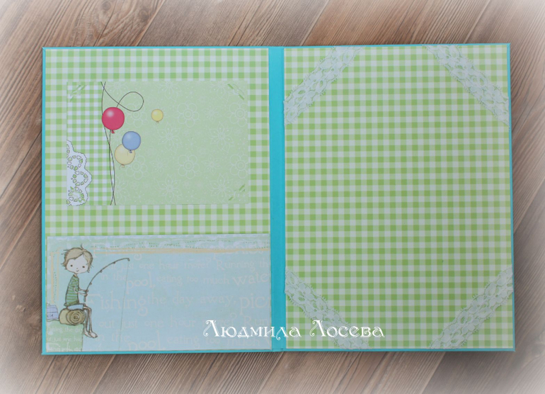 Весёленькая папочка для свидетельства