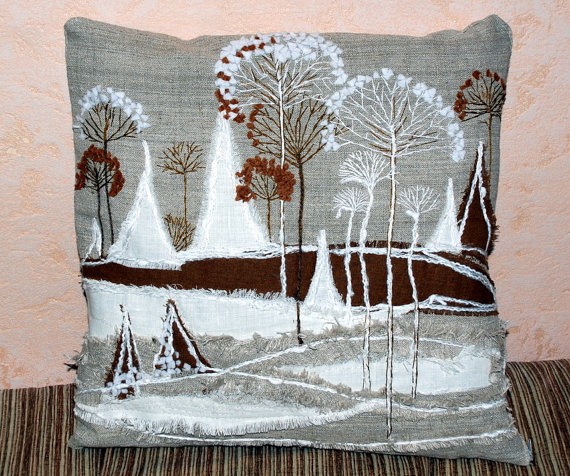 Пейзажи из ниток от Indras Ideas