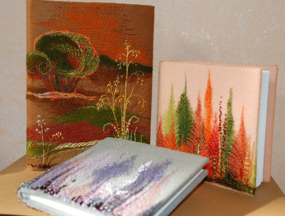 Пейзажи из ниток от Indras Ideas