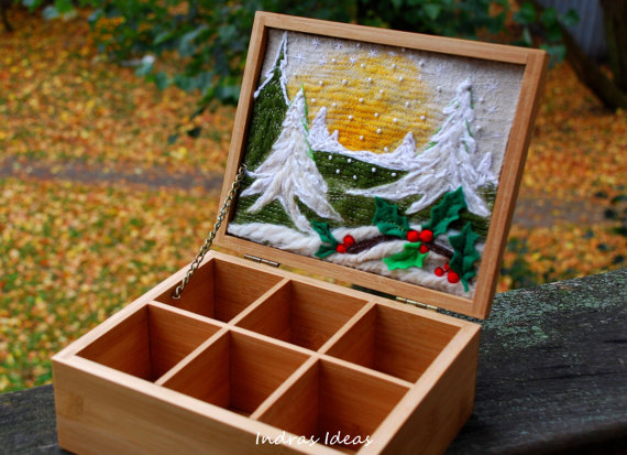 Пейзажи из ниток от Indras Ideas