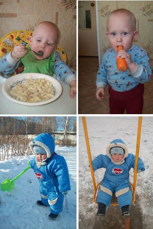 Максимке 1 год и 2 месяца