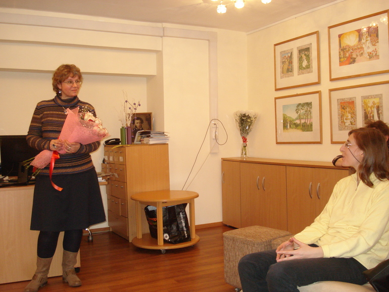 Открытие выставки иллюстраций Ольги Ионайтис