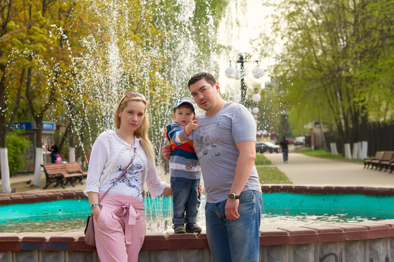 Семейная прогулка