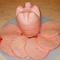 Домашняя куриная колбаса.