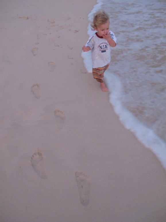 Пунта-Кана с дочкой в 1,4 года, декабрь.