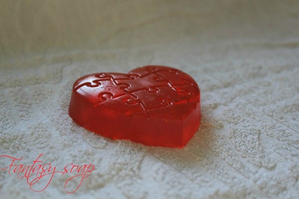 Мыло ручной работы ко Дню Святого Валентина