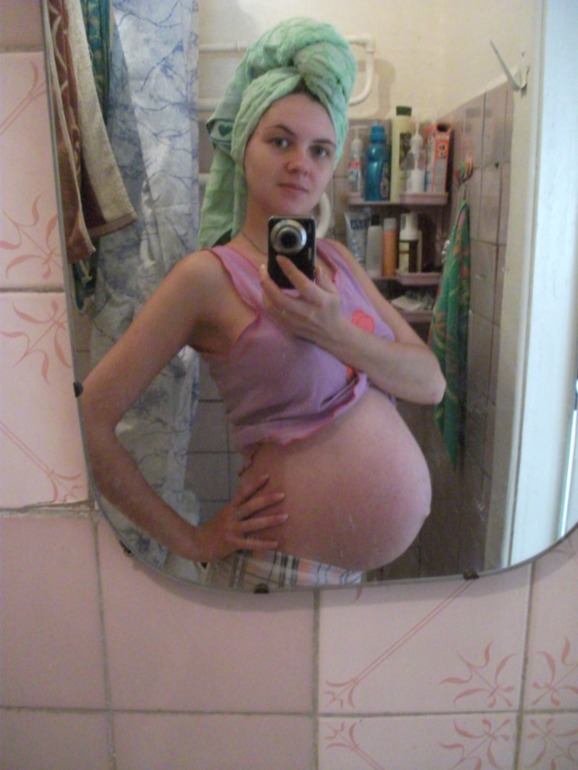 33,5 недели и мой пуз ^_^
