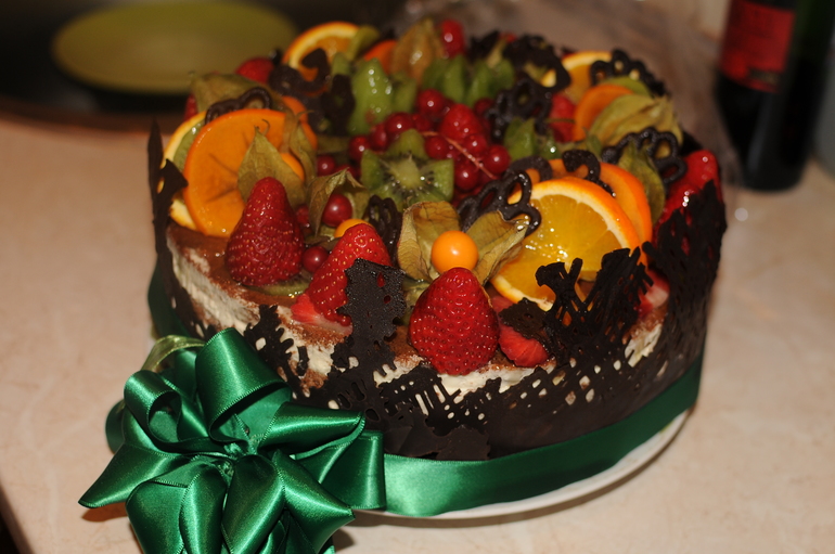 Мой тортик коллегам на 23 февраля