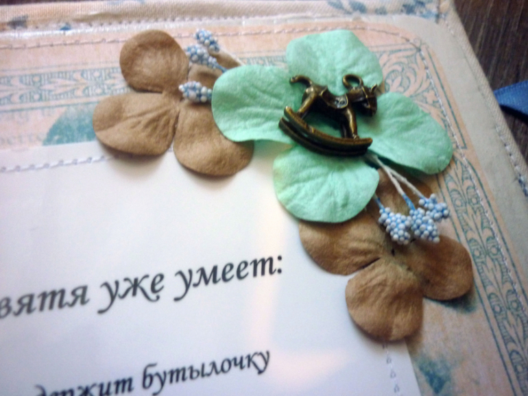 Фотоальбом для сына про первый год. Том 1