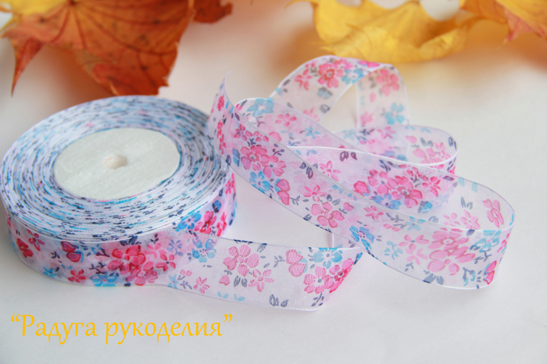 Ленты репсовые с рисунком, органза и многое другое. МОСКВА.