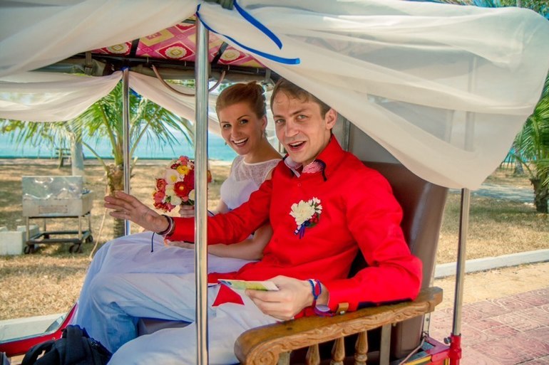 Тропическая свадьба