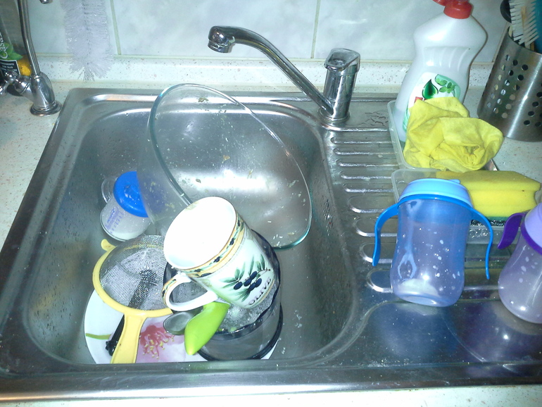 Взлет 67/1 Чистим раковину