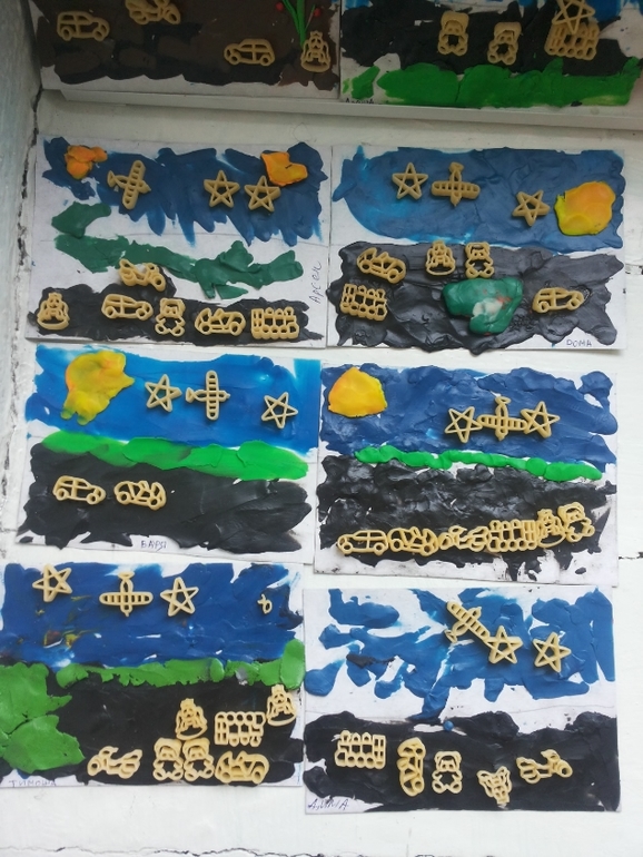 рисование пластилином