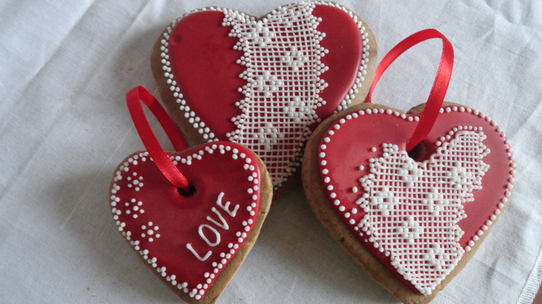 Пряники к дню влюбленных